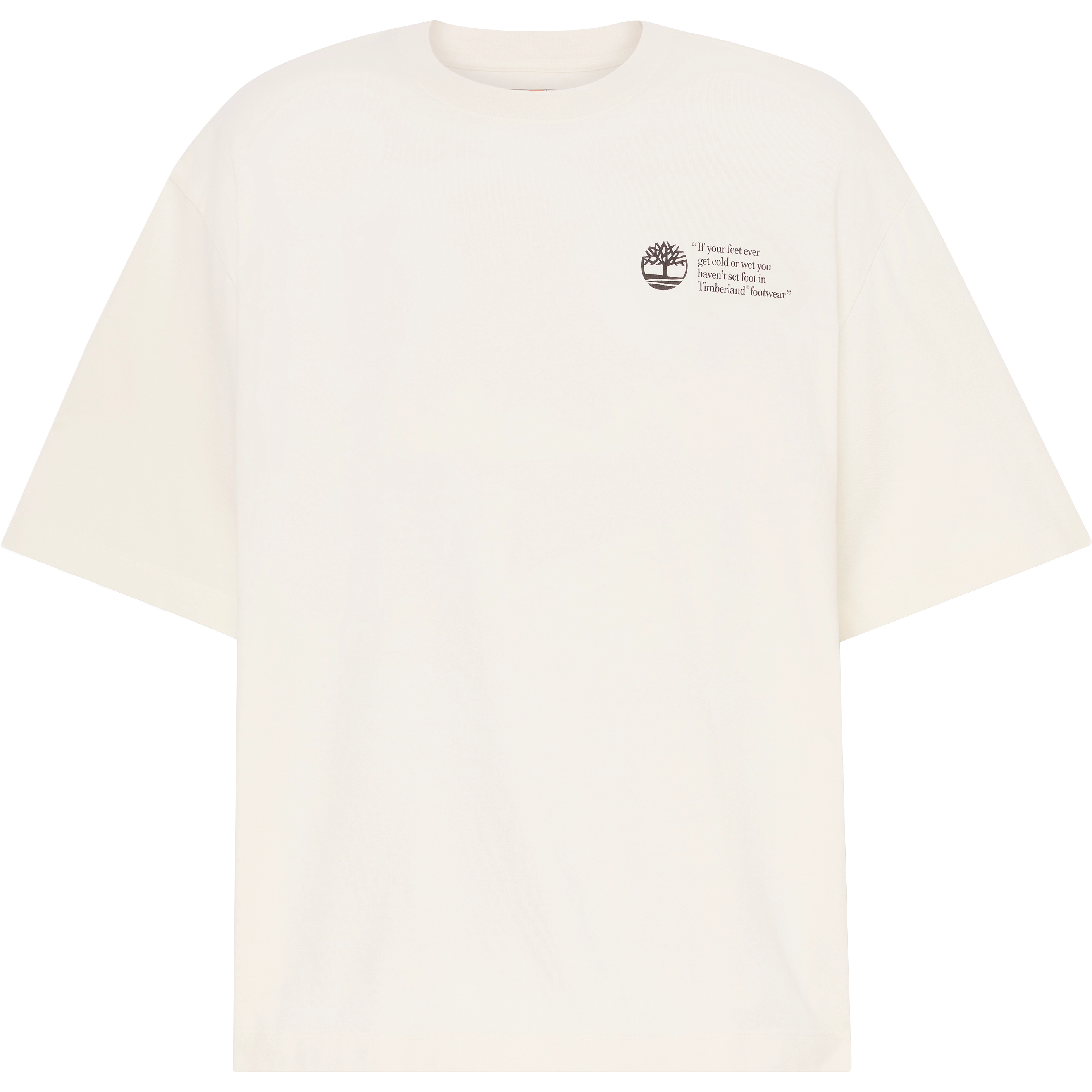 Timberland Archive Boot Tee Men - Vintage White - XXL - Kortærmet T-shirts