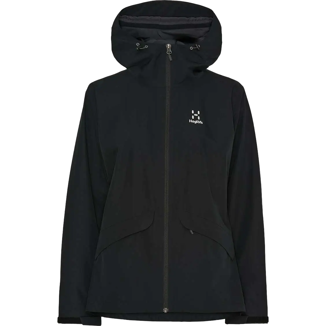 Haglöfs Mila II Jacket Women - True Black - XL - Regnjakker