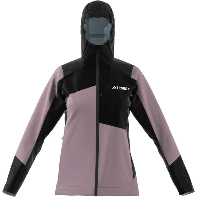 Adidas Xperior Hybrid Rainready Jacket Women regnjakke - Prlofi/Black - XL - Regnjakker
