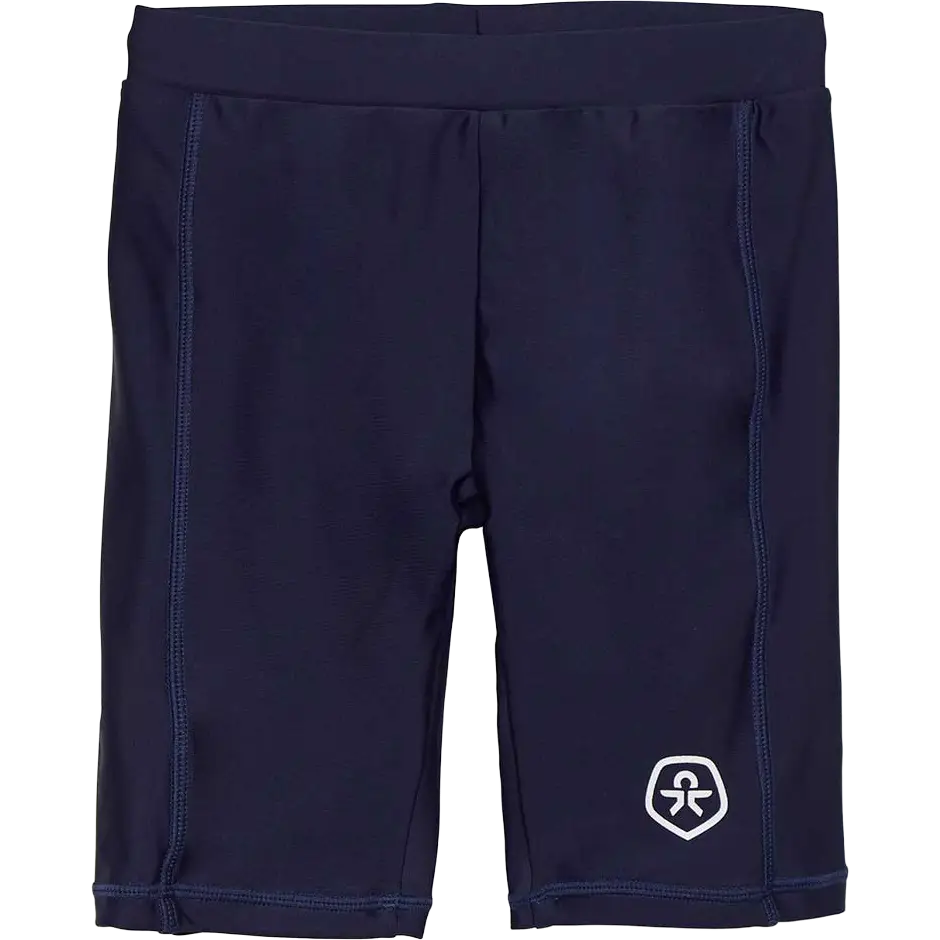 Color Kids Swim Trunks Long Solid - Dress Blues - 116 - Badebukser til børn