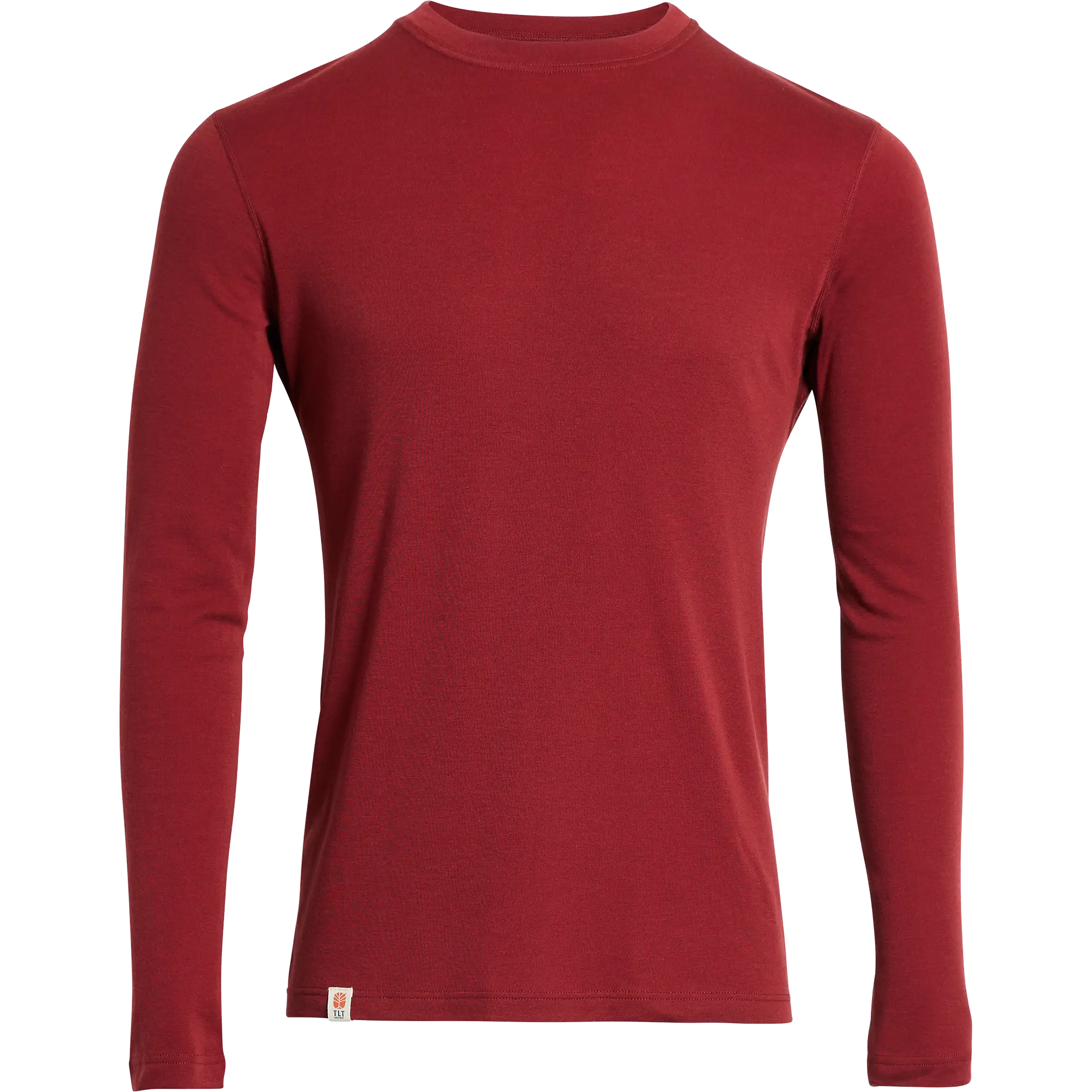 TLT Cool Wool LS Crew Men - Fired Brick - S - Undertrøjer
