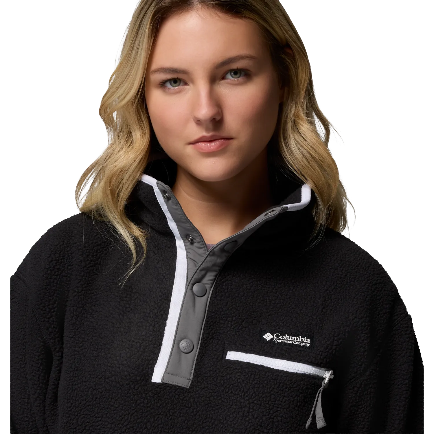 Helvetia II Cropped Half Snap Fleece Wom