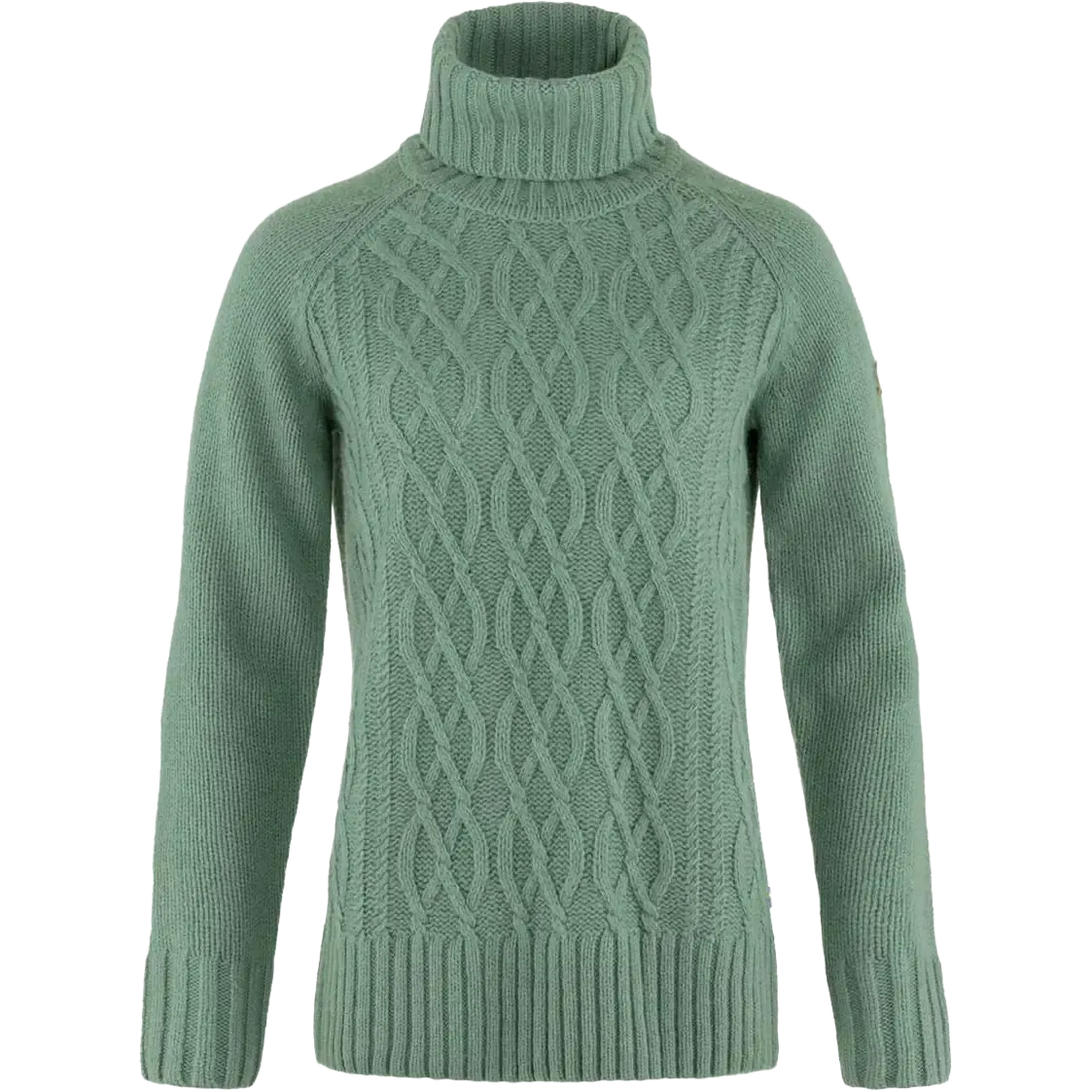 Övik Cable Knit Roller Neck Women ulltröja