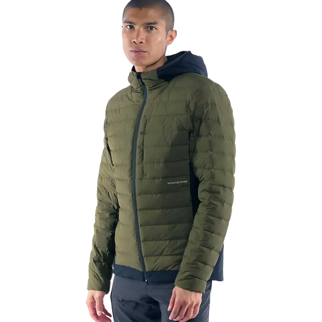 Divide Fusion Stretch Hoodie Men dunjakke