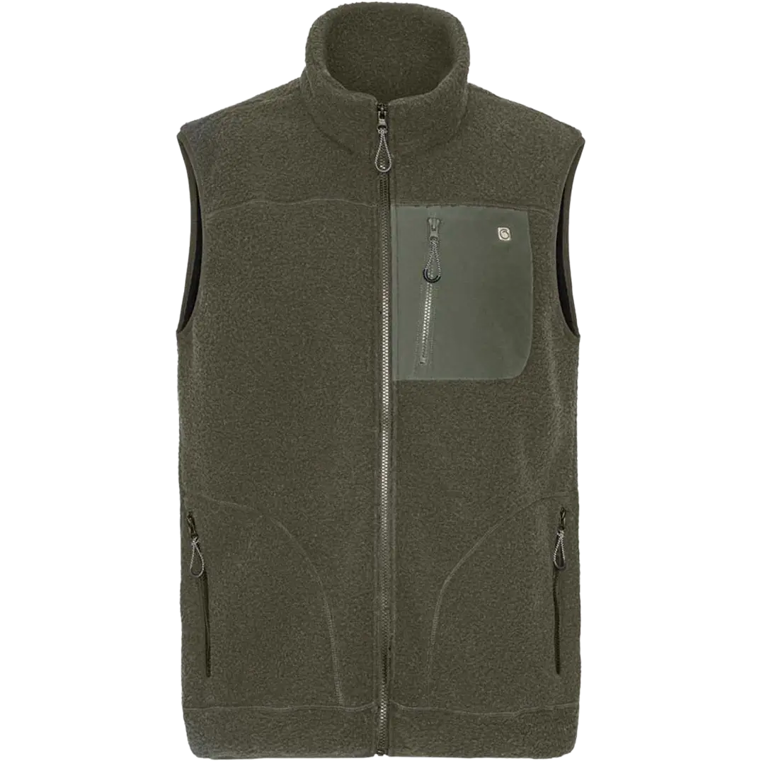 Superstainable Kirby Vest Men fleecevest - Lark Green - S - Veste