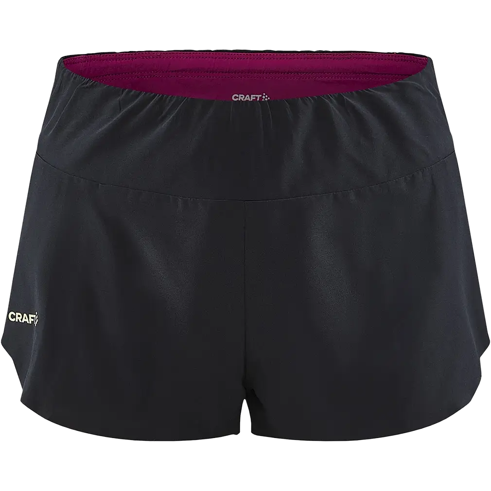 Pro Hypervent Split Shorts Women - Black-Roxo-999486