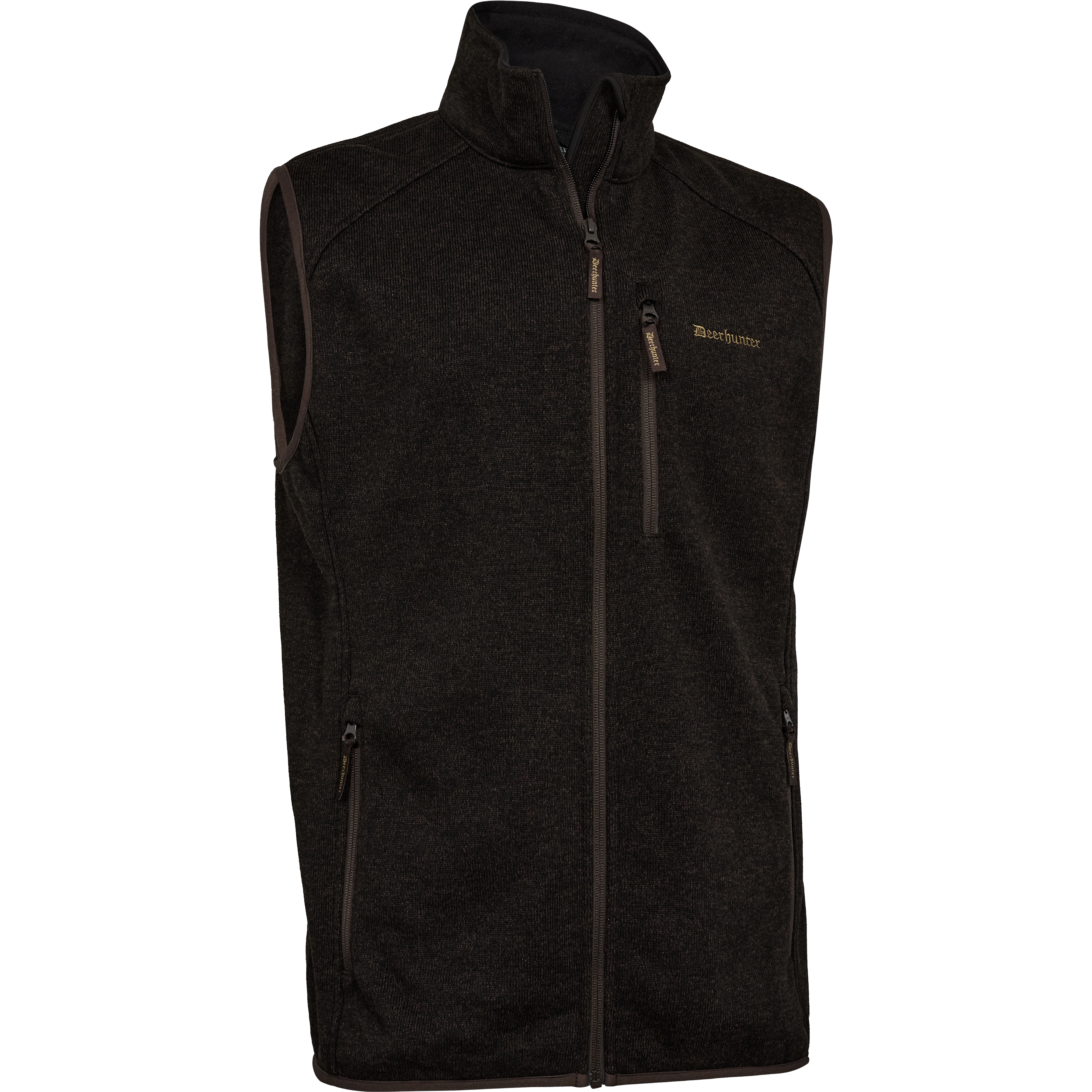 Deerhunter Moor Knitted Waistcoat - Brown Leaf - L - Veste