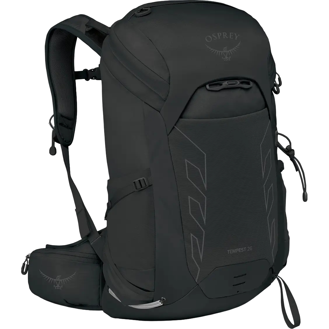 Osprey Tempest 26 rygsæk - Black/Coal Grey - One size - Små rygsække