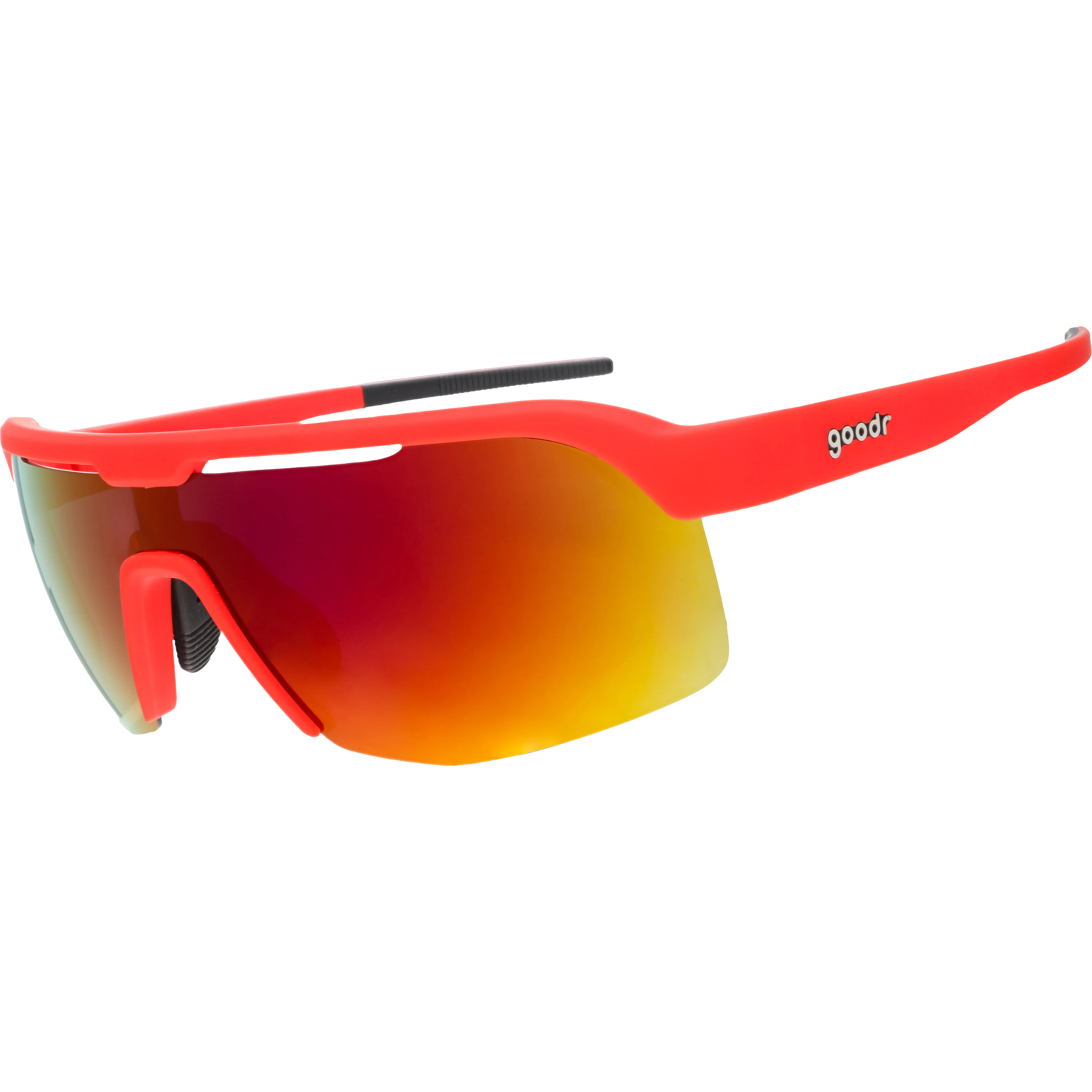Goodr Bolt G Dante's Shin Split Inferno - Red - One size - Solbriller