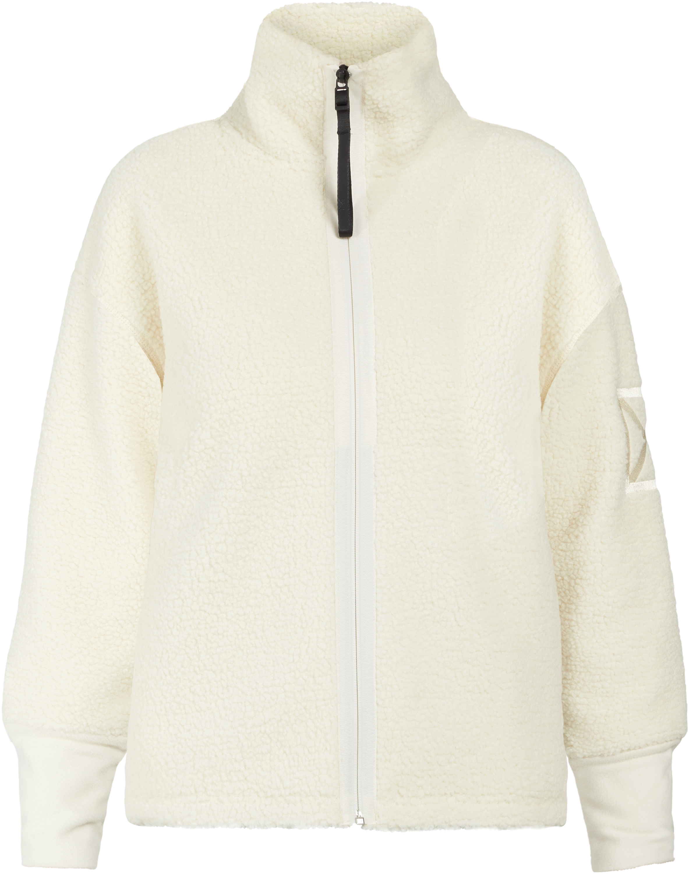 Didriksons Mella Fullzip 3 Women fleece - White Foam - 40 - Fleecetrøjer