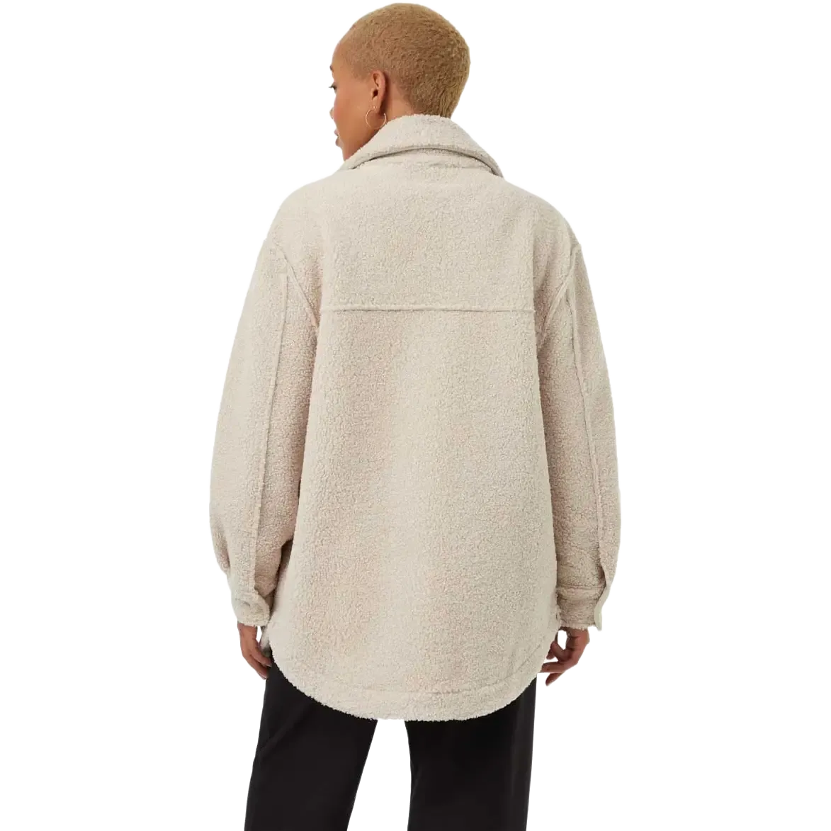 Recycled Boucle Fleece Jacket Women damejakke
