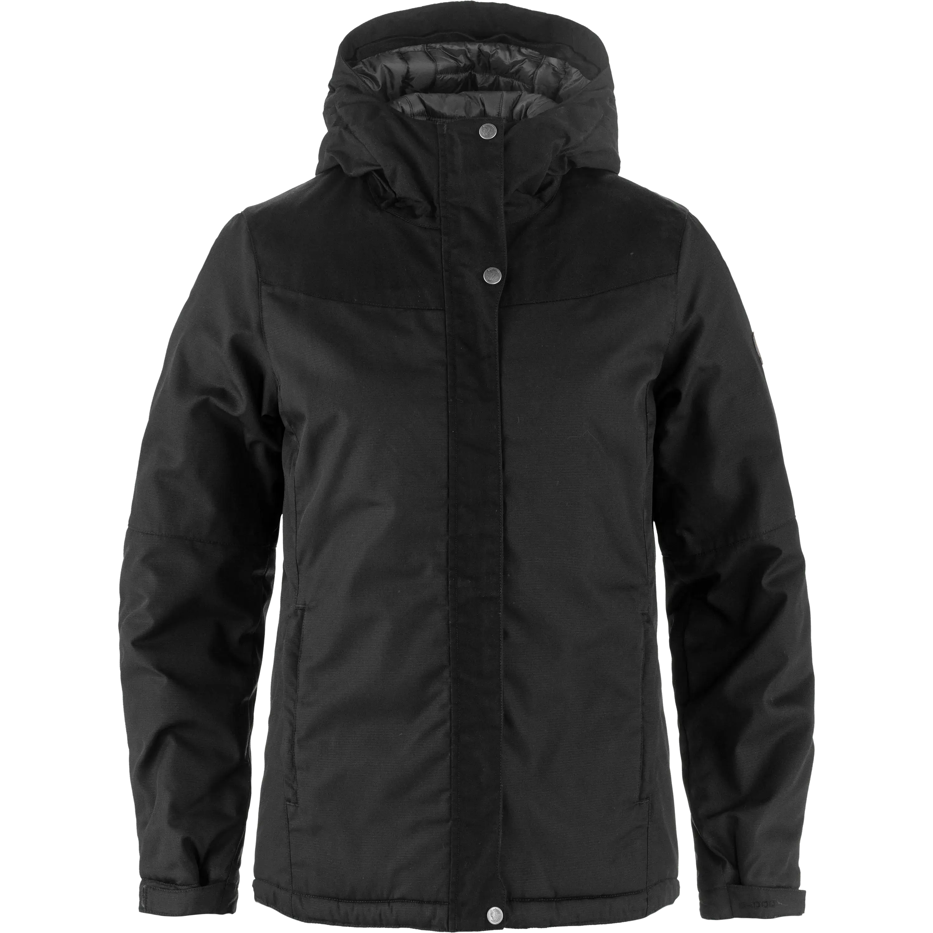 Fjällräven Stina Padded Jacket Women damejakke - Black - M - Vinterjakker