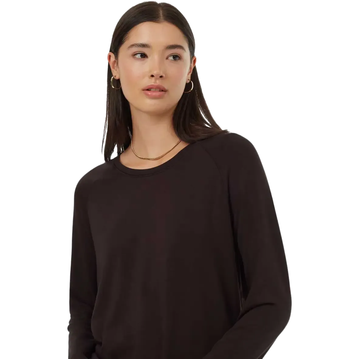 Soft Ecoterry Shirttail Crew Women trøje