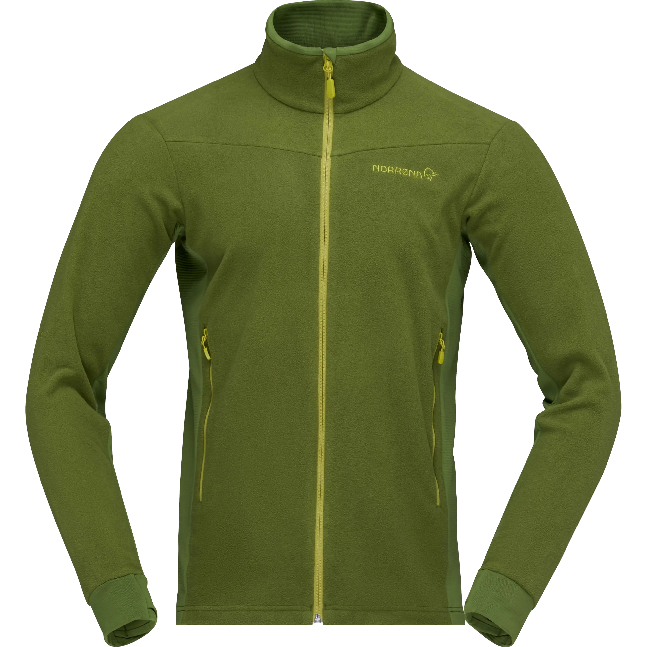 Norrøna Falketind Warm² Jacket Men herrefleece - Pesto - M - Fleecetrøjer