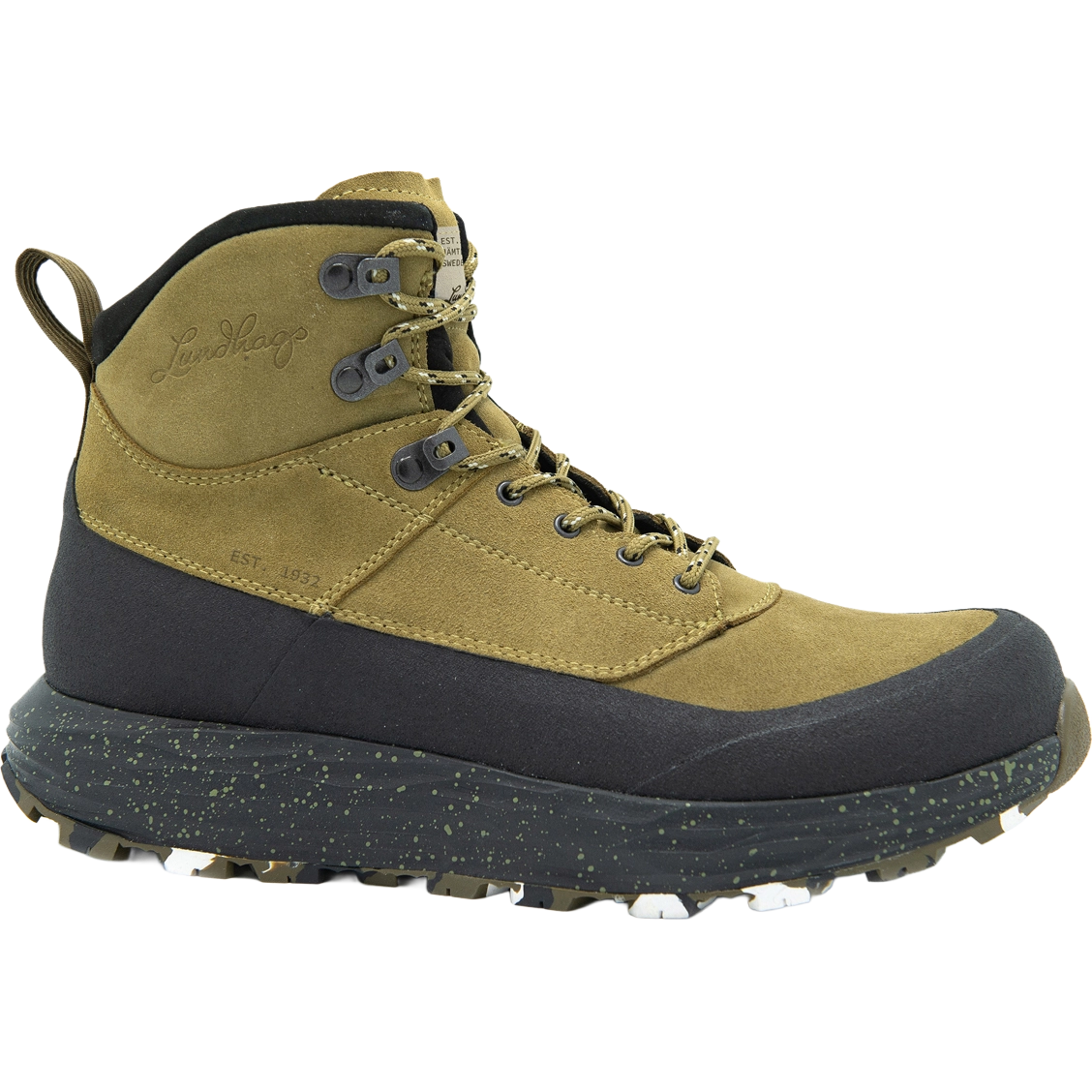 Lundhags Tived Trail Mid Men herrestøvle - Olive - 46 - Vandrestøvler