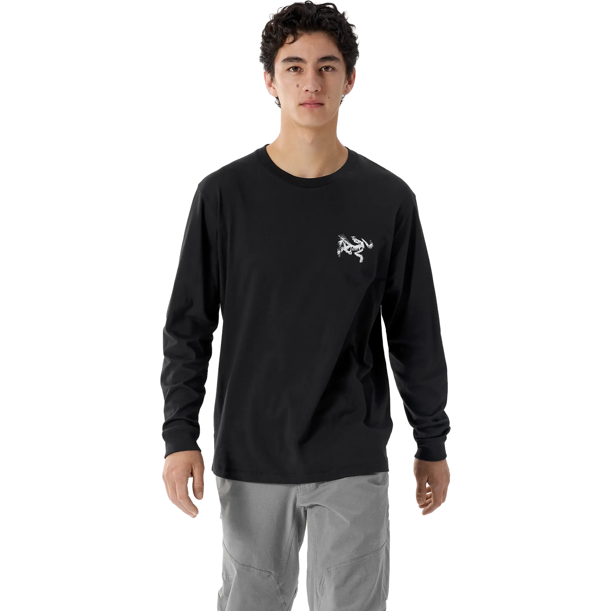 Kragg SL Cotton Bird Tile LS Men blus