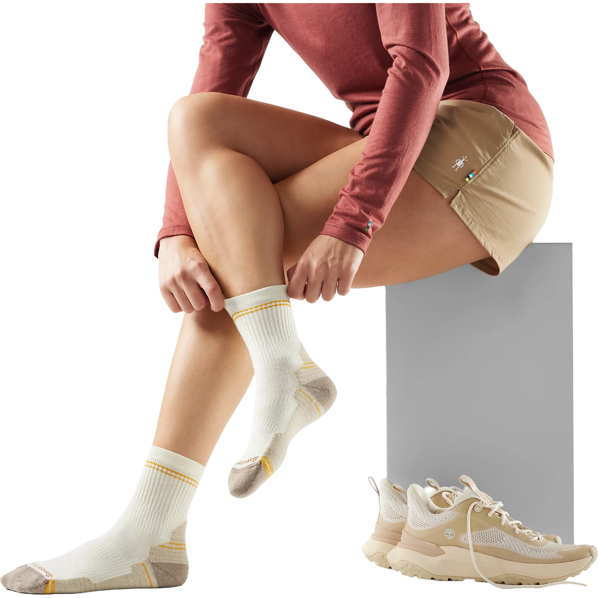 Performance Hike Light Cushion Mid Crew WMS uldsokker