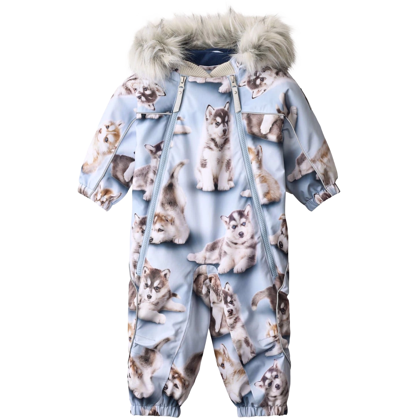Molo Pyxis Fur Kids Flyverdragt - Husky Cubs - 86 - Flyverdragter til børn
