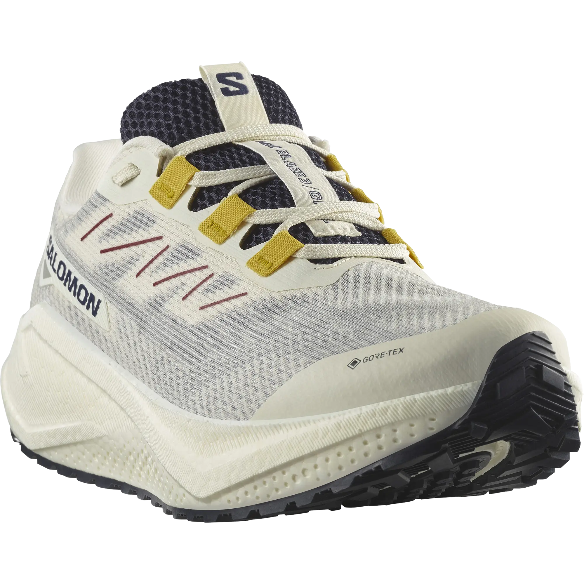 Salomon Aero Blaze 3 Grvl GTX Men - Vanilla Ice/Astral Aura/Lemon - UK 11/EU 46 - Vandtætte sko