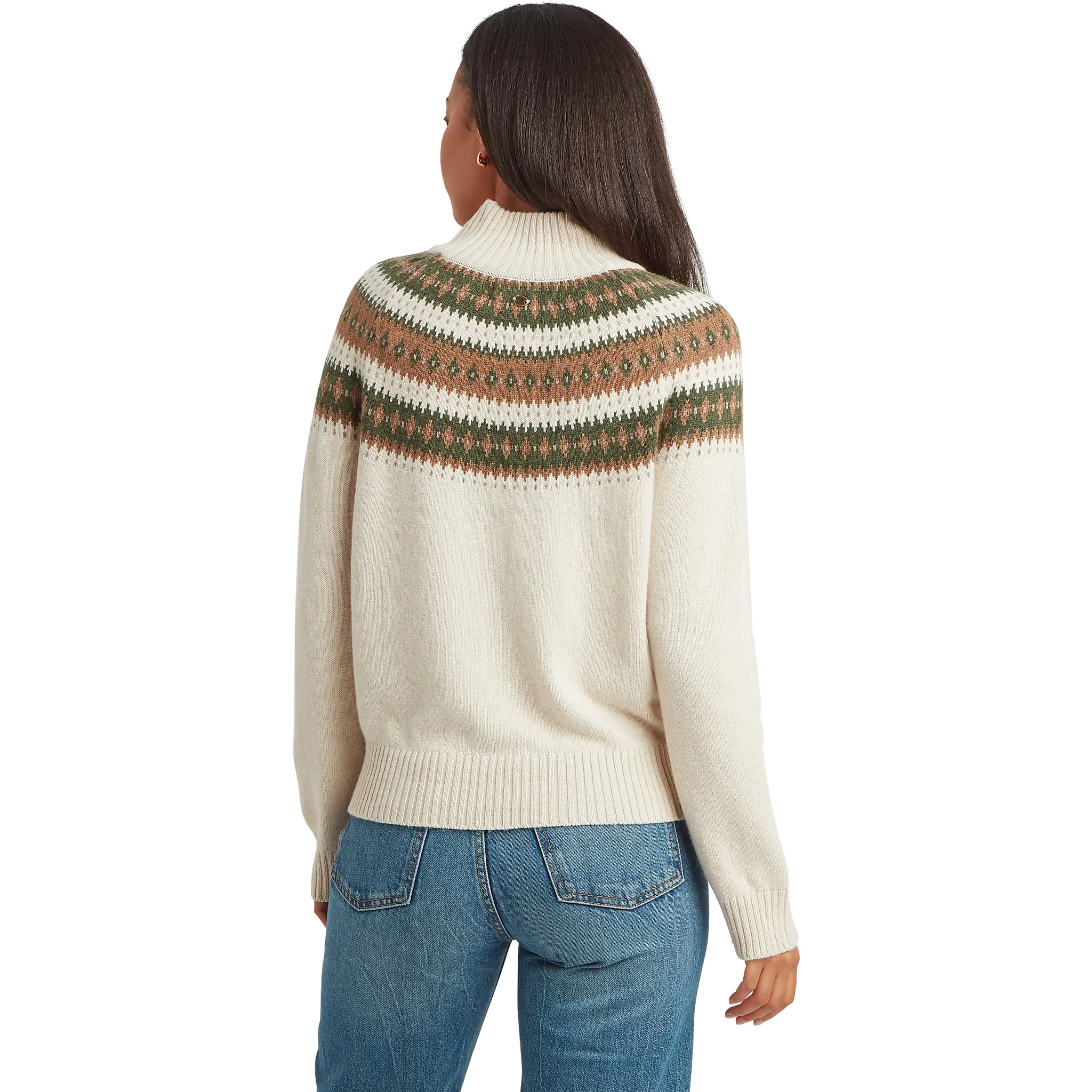 Indu Eco Mock Neck Women sweater