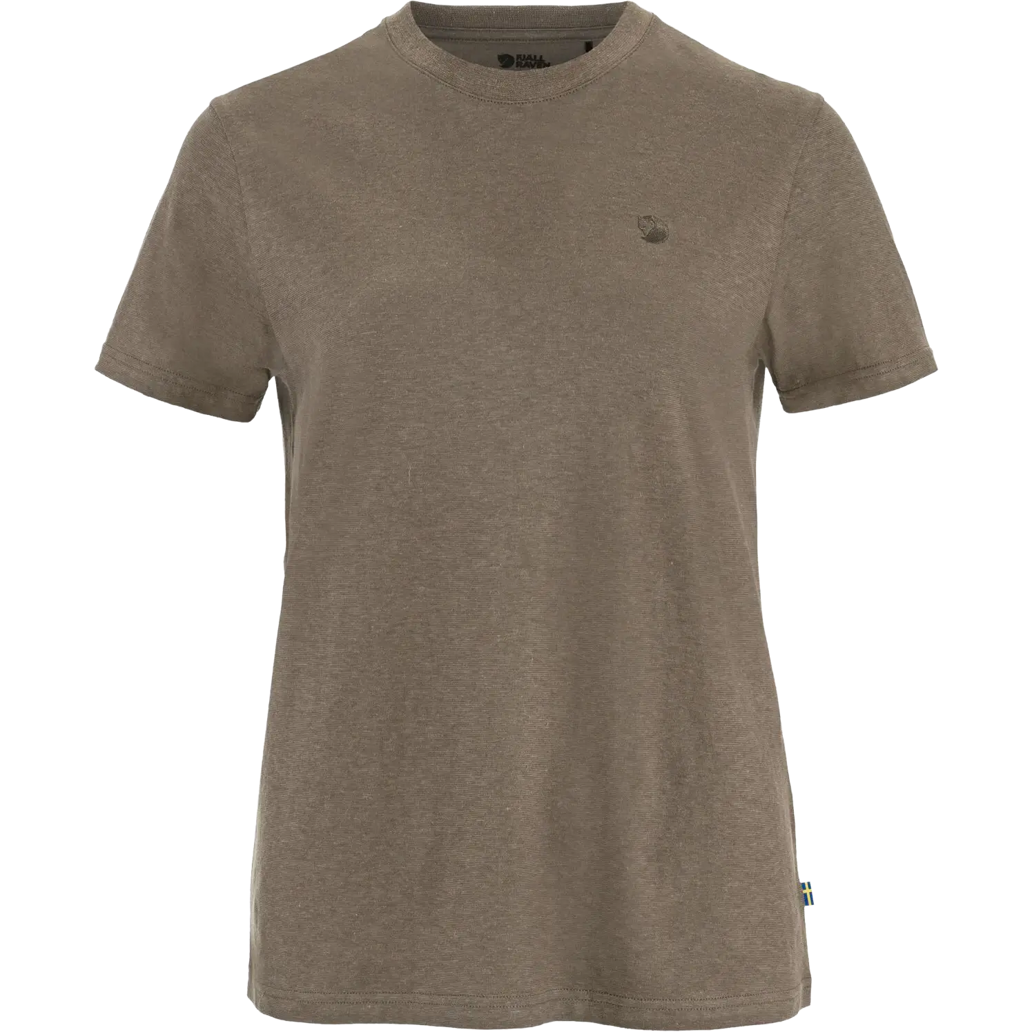 Fjällräven Hemp Blend T-shirt Women - Suede Brown - S - Kortærmet T-shirts
