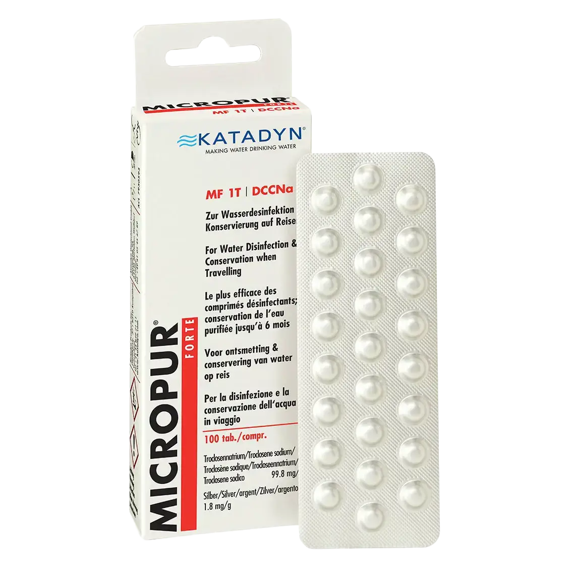 Katadyn Micropur Forte MF1/100T (4x25) vandrensningstabletter - One size