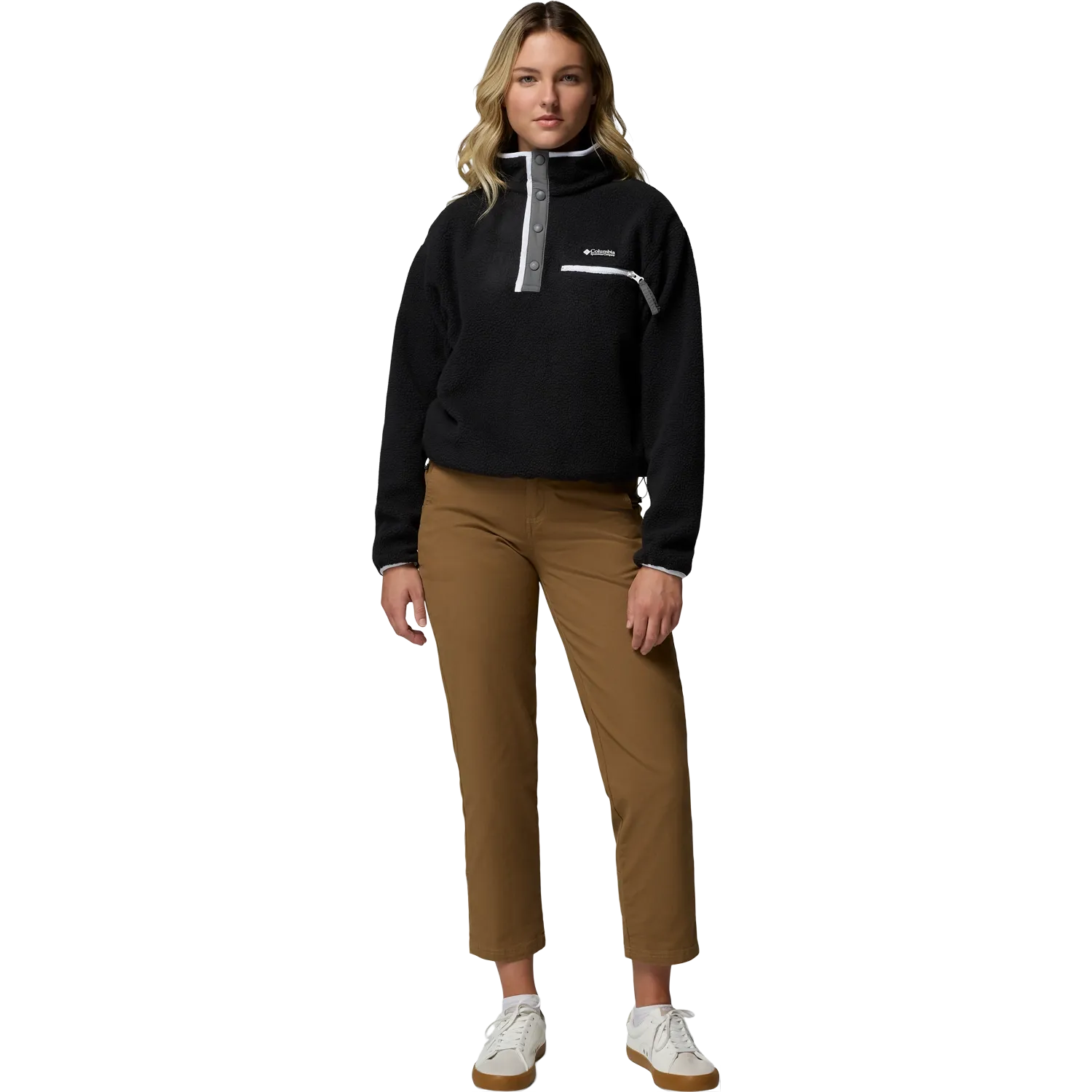 Helvetia II Cropped Half Snap Fleece Wom