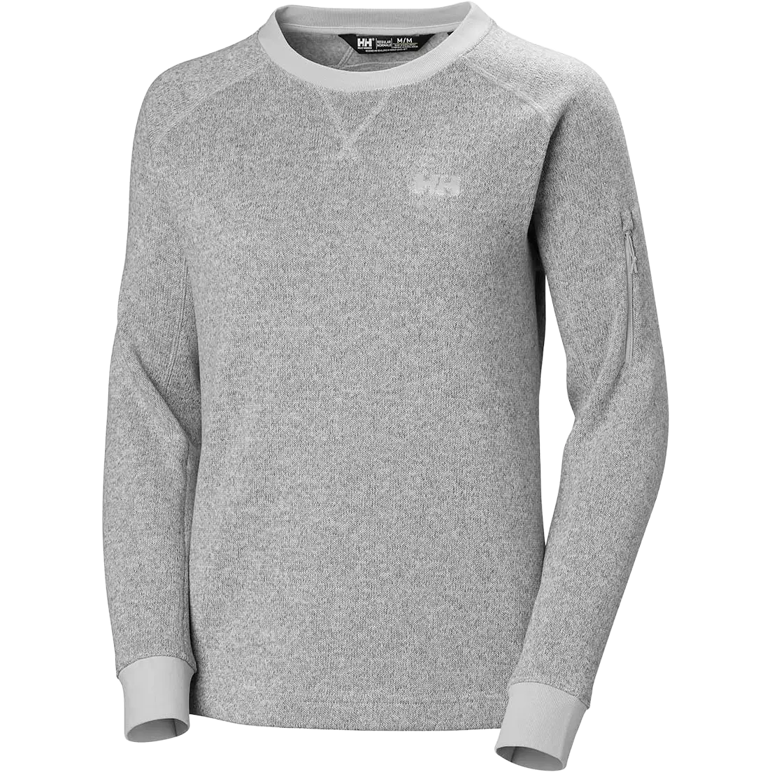 Helly Hansen Varde Crewneck Women fleece - Grey Fog - S - Fleecetrøjer