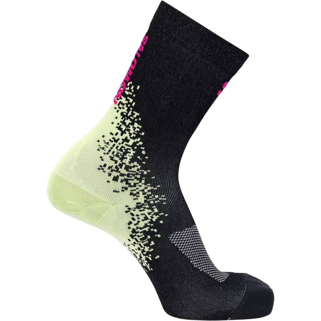 Salomon Gravel Crew Socks - Pink Glo - M/39-41 - Løbestrømper