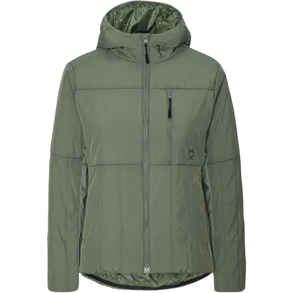 Superstainable Fils Padded Jacket Women Fiberjakke - Lark Green - S - Jakker