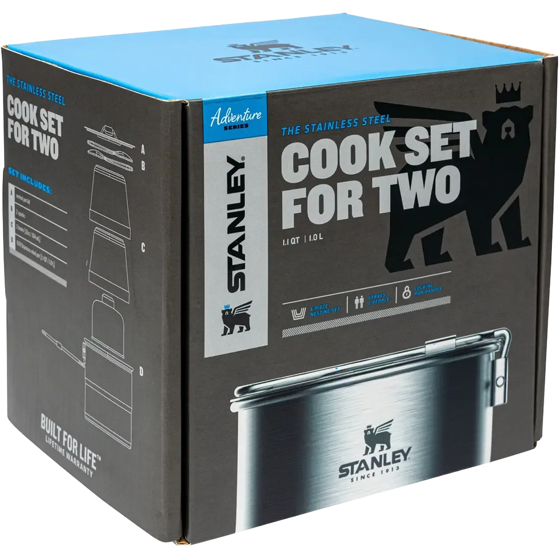 Stanley SS Cook Set For Two kogesæt