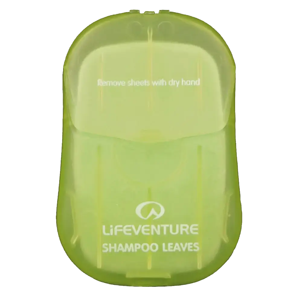 Lifeventure Shampoo Leaves 50 stk - Grøn - One size - Toiletartikler