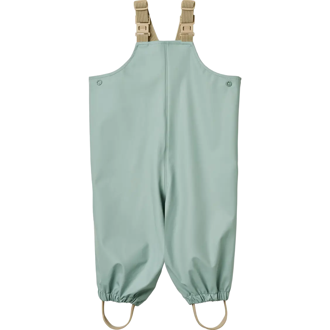 Wheat Rainwear Charlo Overall Infants regnbukser - Aquamarin - 74/9m - Regnbukser til børn