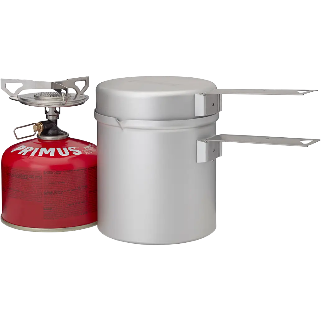 Primus Essential Trail Kit kogesæt - Brun;Grøn;Grå;Gul - One size - Kogesæt og gryder