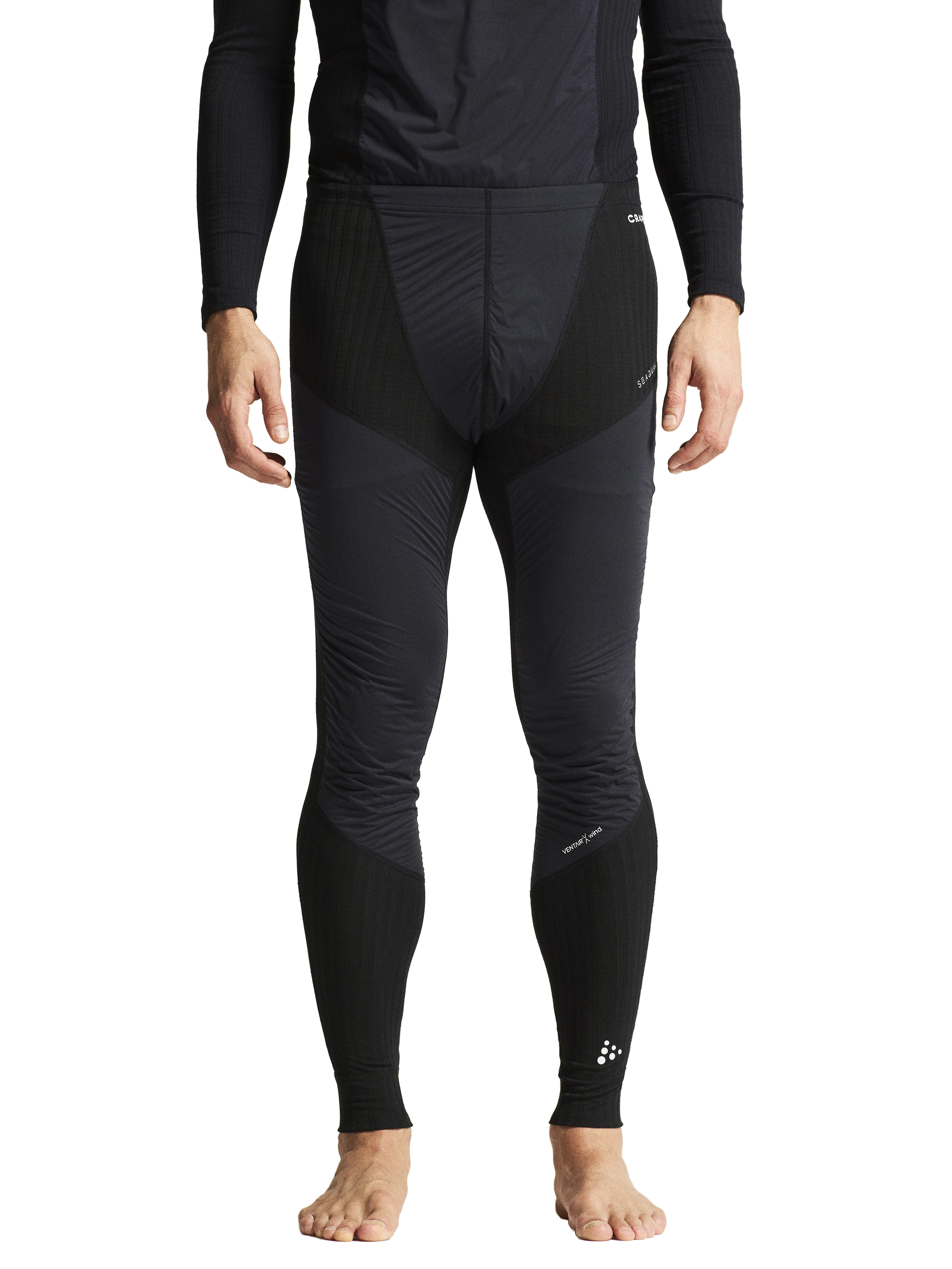 Craft Active Extreme X Wind Pants Men - Black/Granite - M - Løbetights og bukser