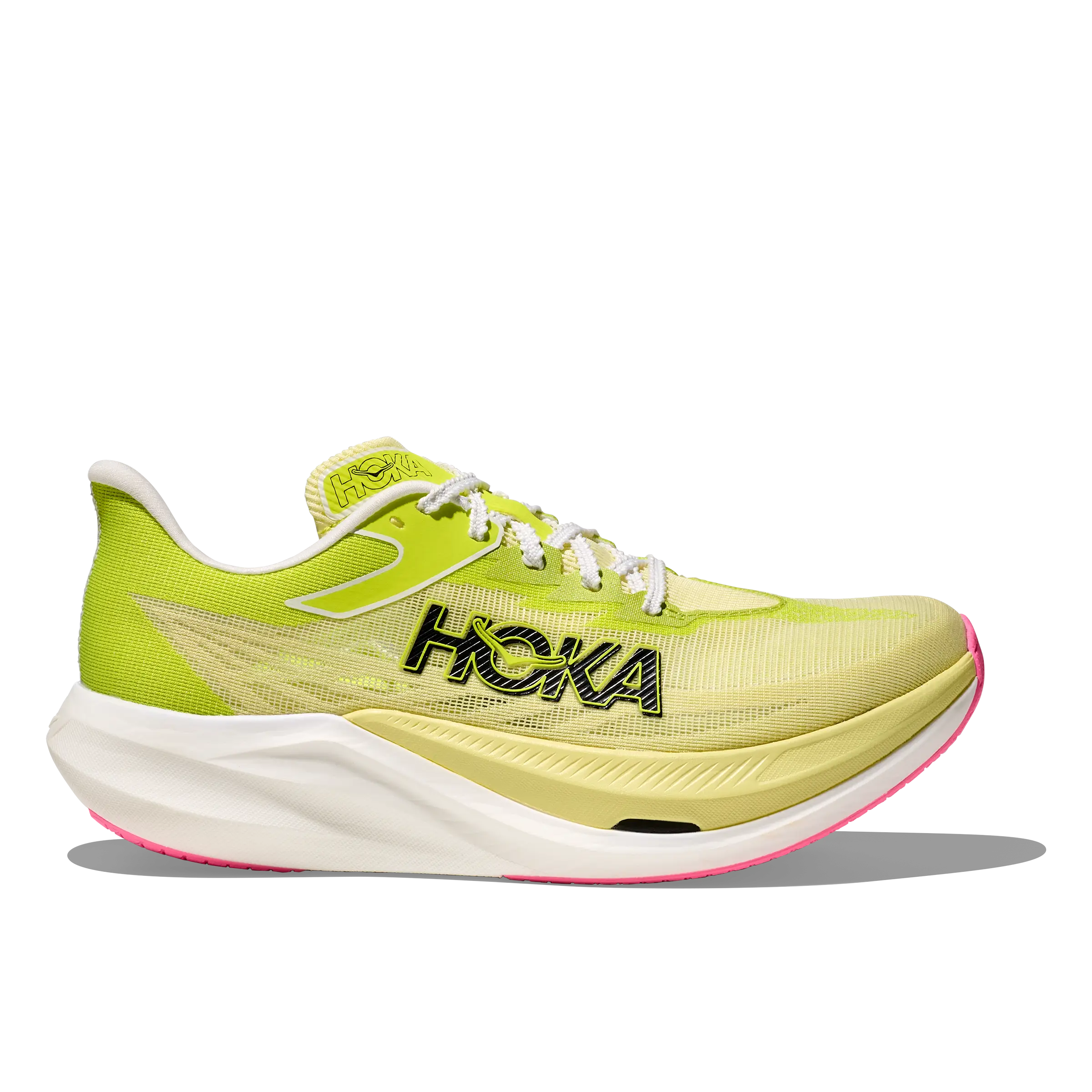 HOKA One One Rocket X 3 Unisex - Sunlight/Neon Hoka Citrus - 42 - Konkurrence løbesko