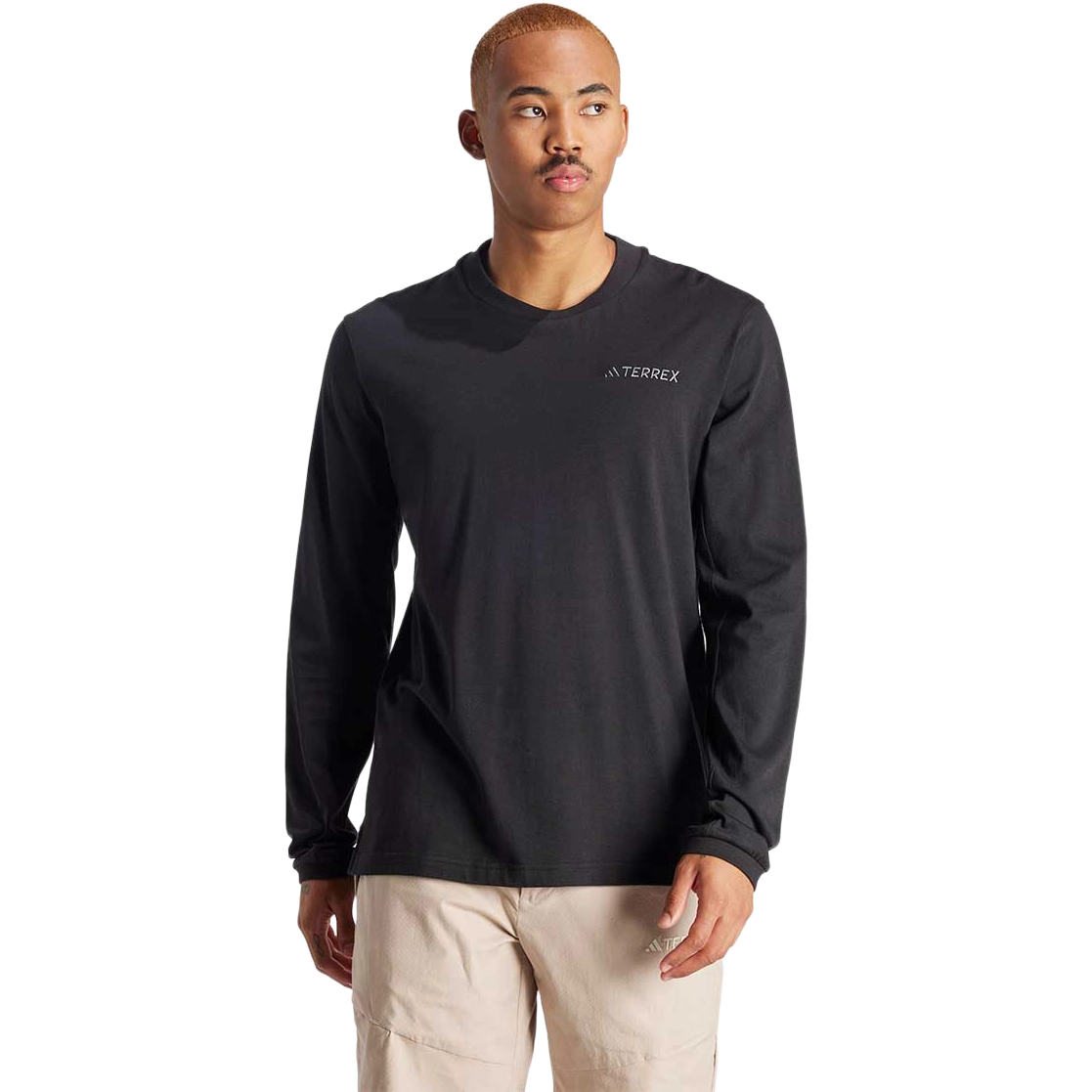 Adidas XPL Logo LS - Black - S - Langærmet T-shirts