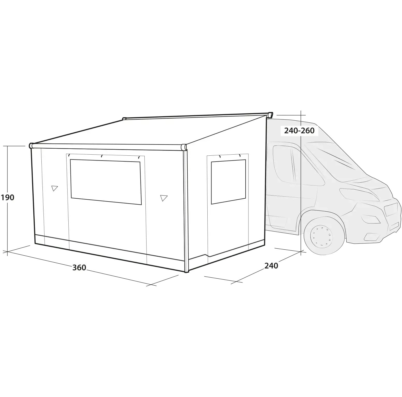 Sideroads Awning Room biltelt