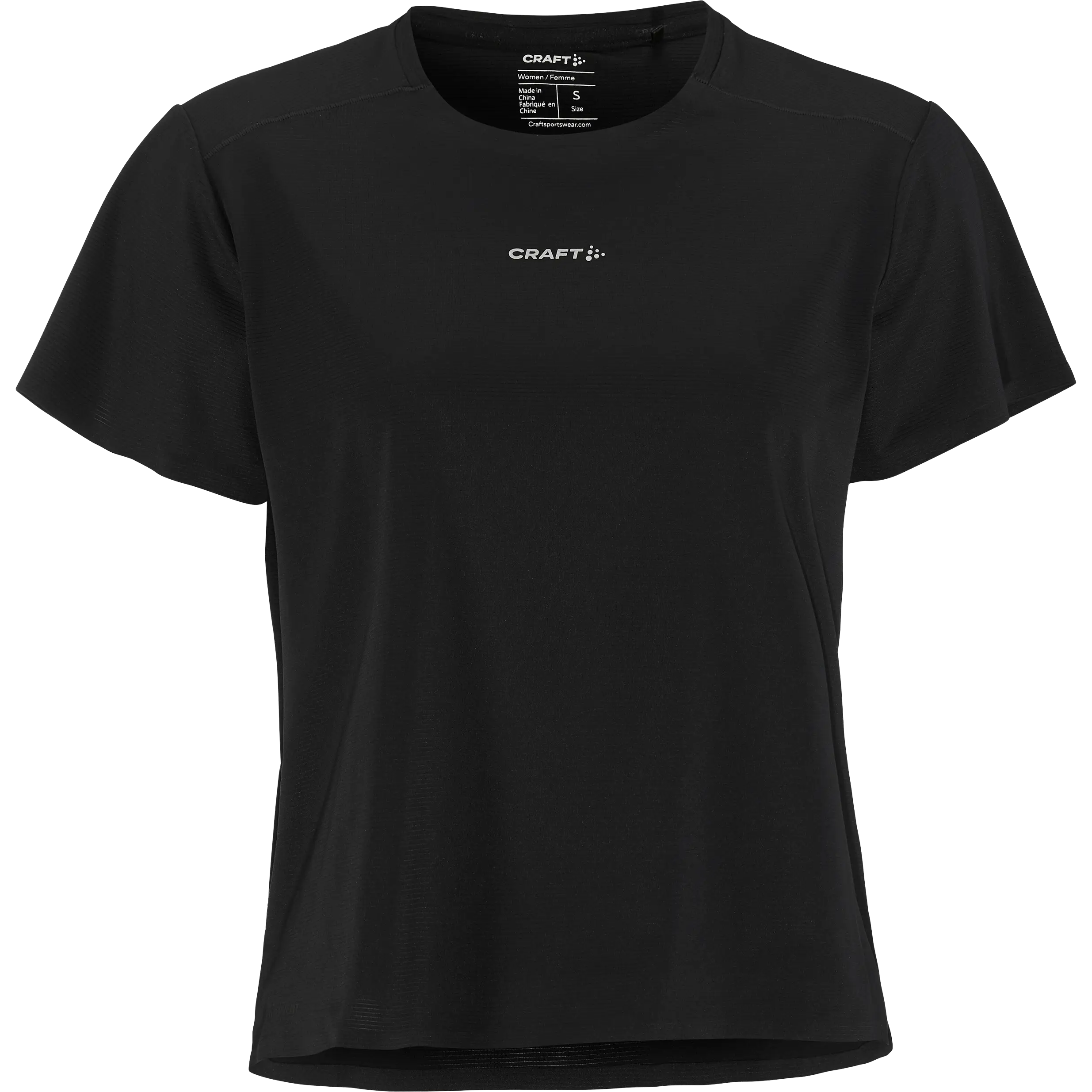 Craft Hypervent Tee Women - Black - L - Løbe t-shirt