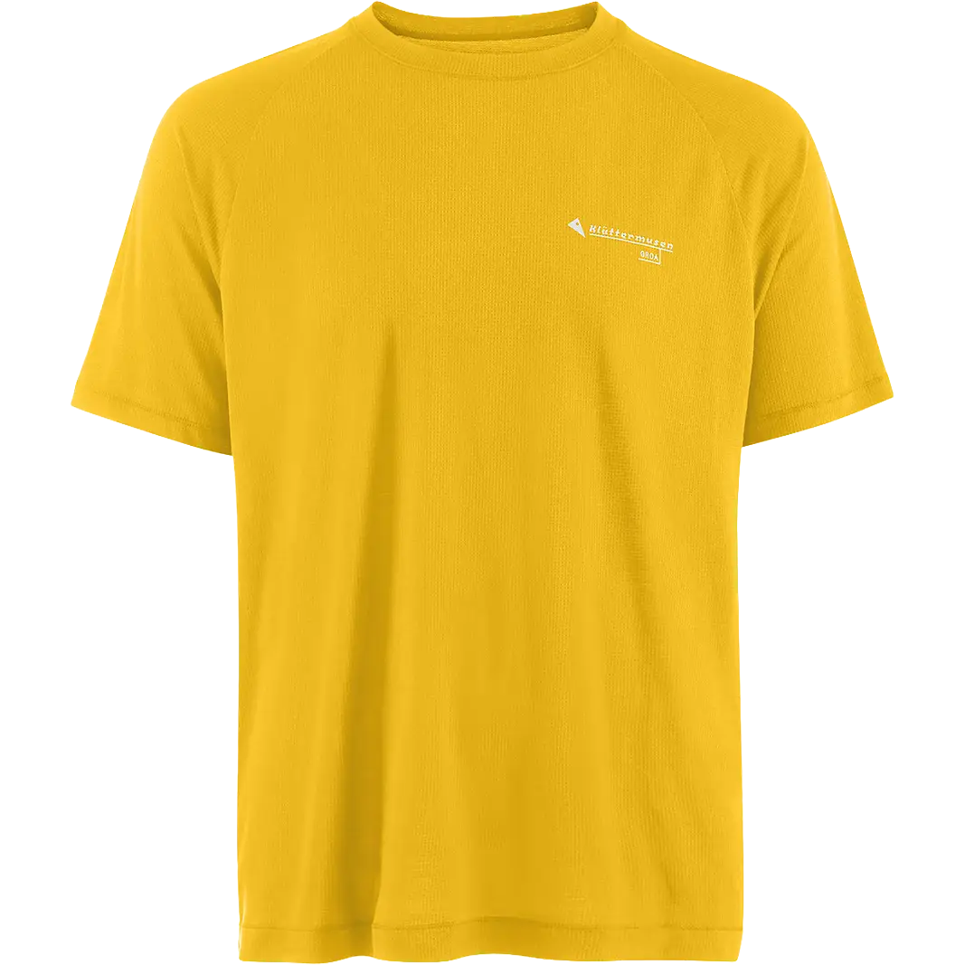 Klättermusen Groa SS Tee Men T-shirt - Light Gold - S - Undertrøjer