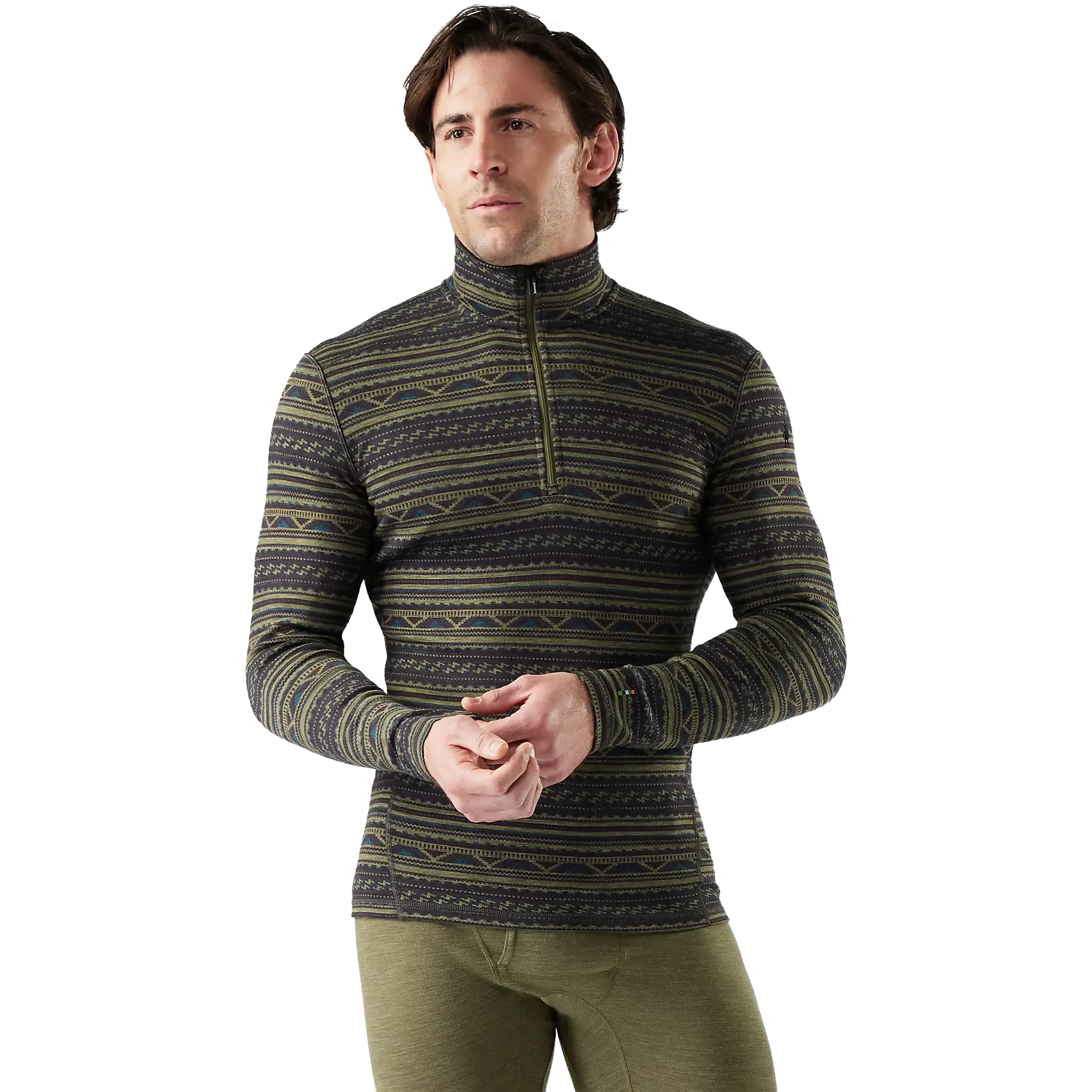 Thermal Merino Base Layer 1/4 Zip Men ullundertröja