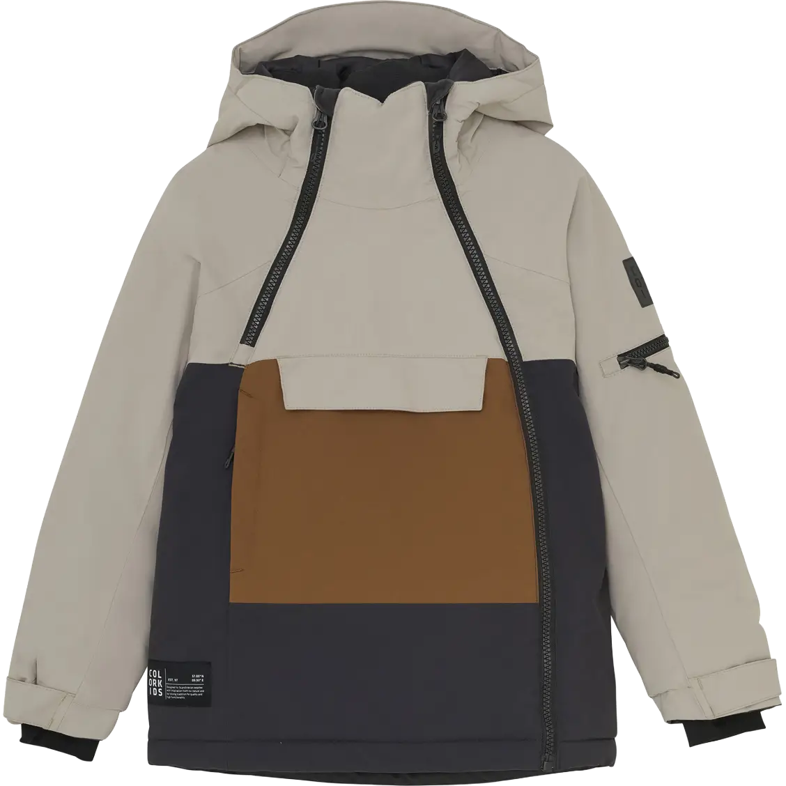 Color Kids Junior Ski Jacket - Pure Cashmere - 176 - Vinterjakker til børn