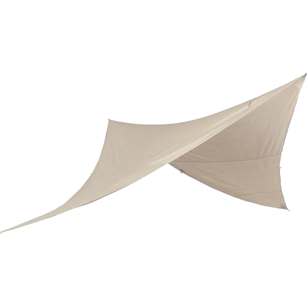 Nordisk Kari Diamond Sonnensegel/Tarp  10 M (400x510 Cm), Inkl. Gestnge  & Heringe, Aus Polyester/Baumwolle
