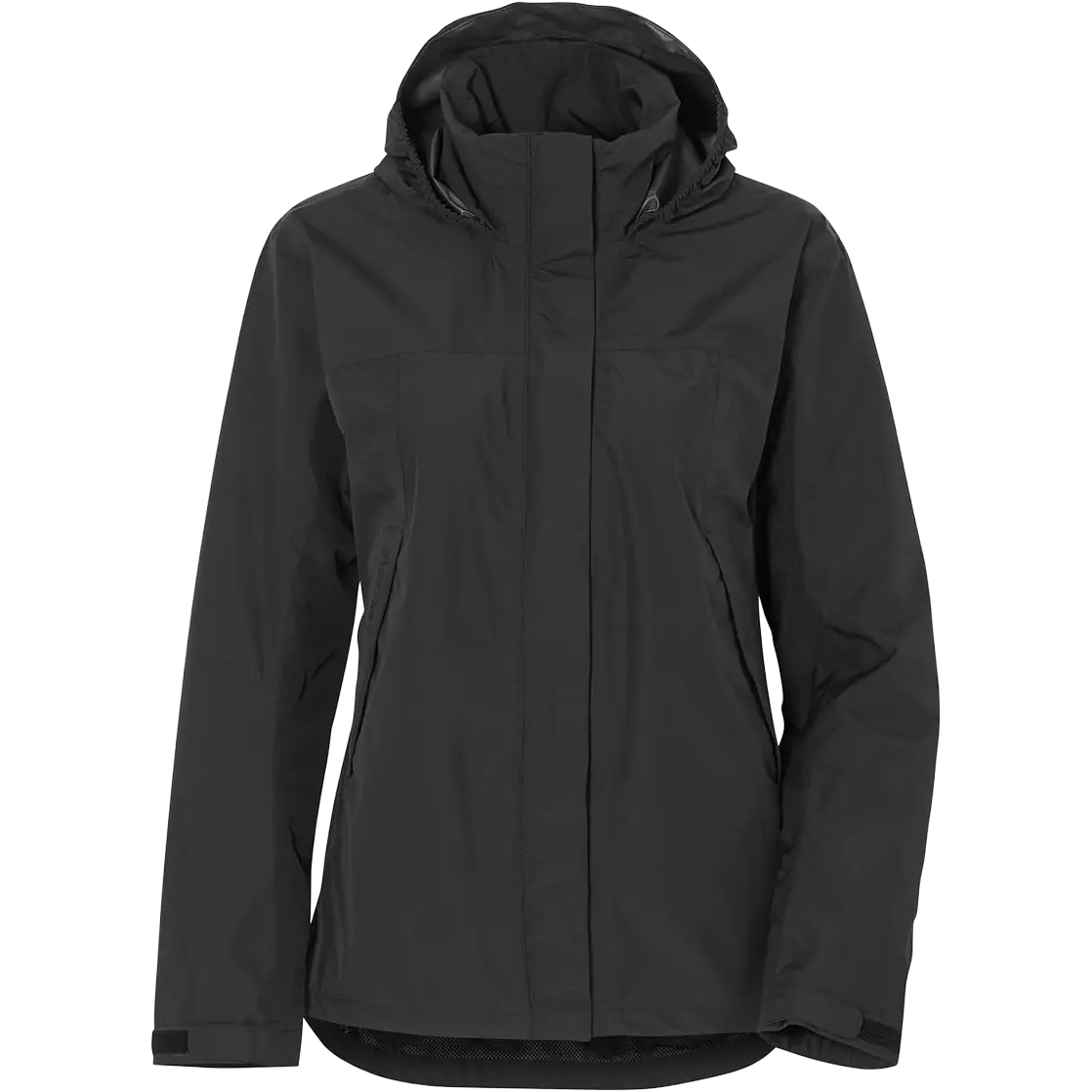 Didriksons Grand Jacket Women regnjakke - Black - 44 - Regnjakker