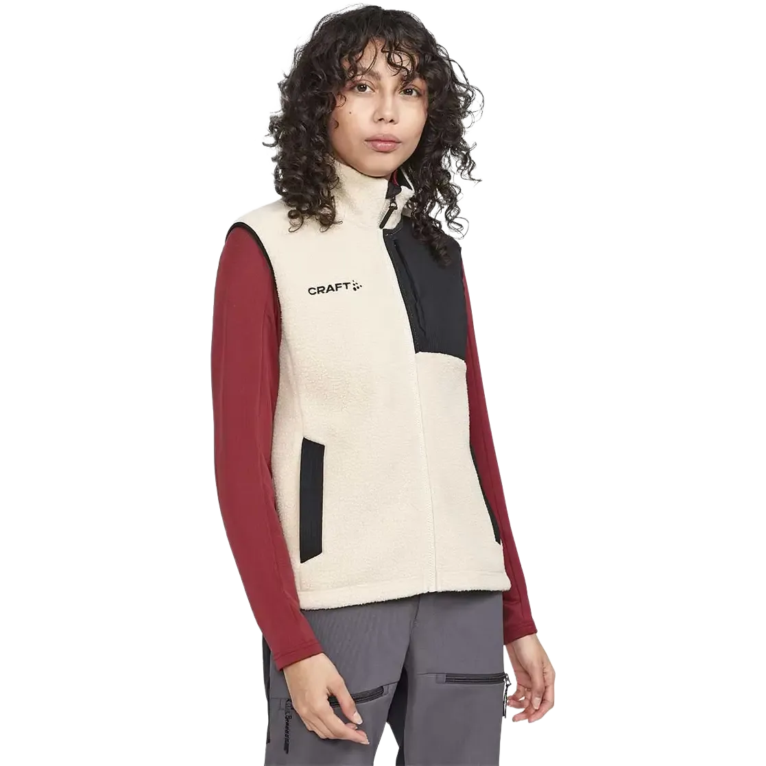 ADV Explore Pile Fleece Vest m/logo Women fleecevest