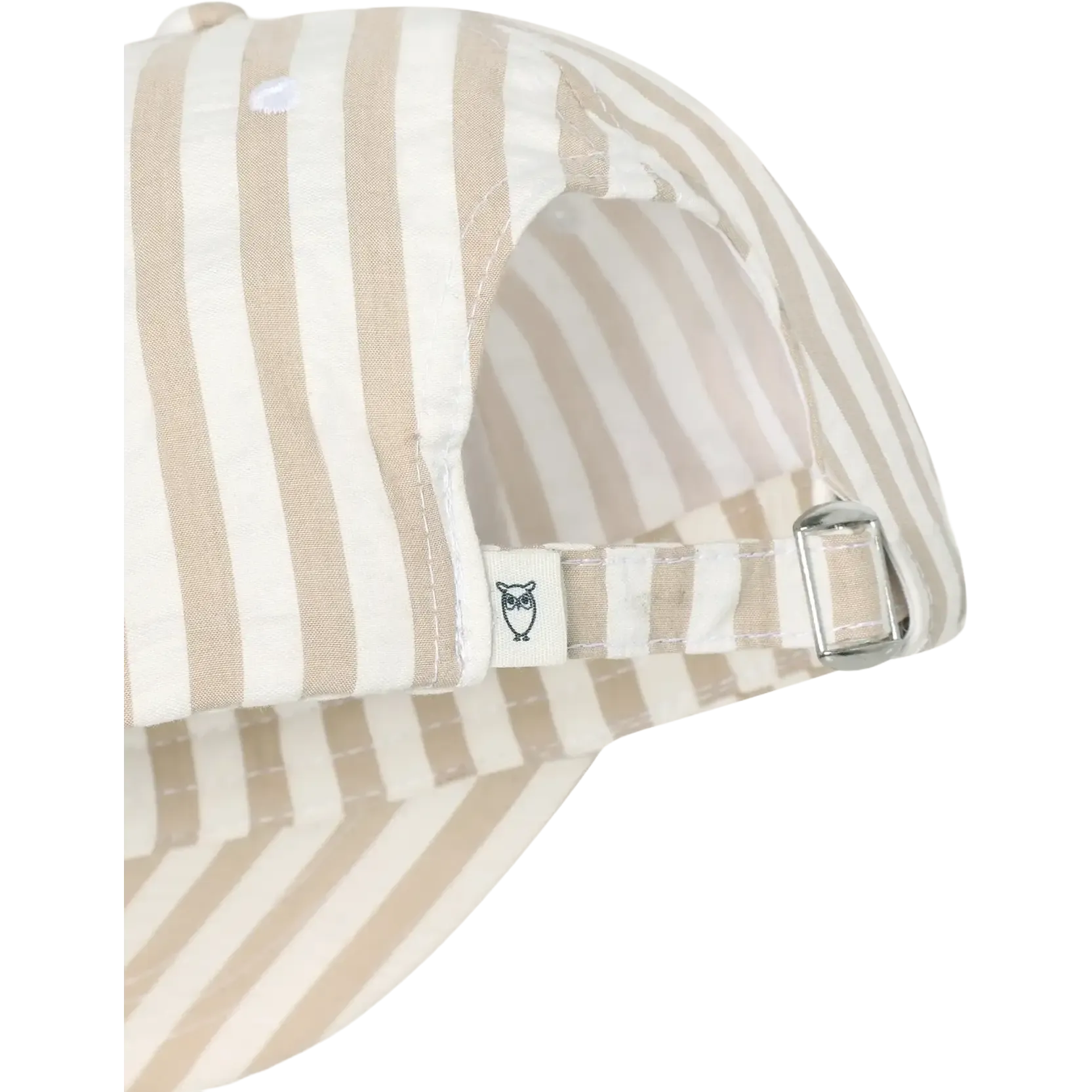 Seersucker Striped Cap