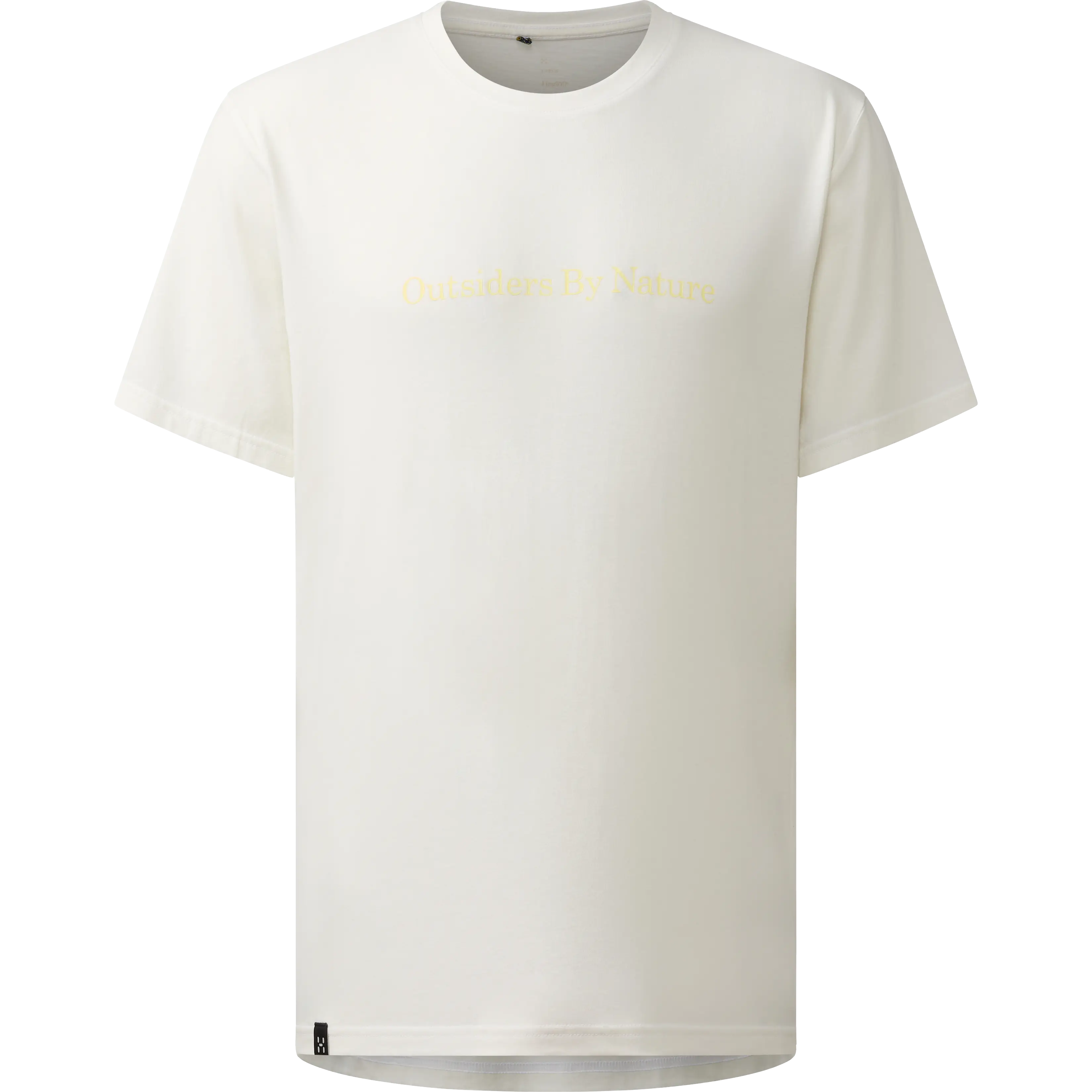 Haglöfs Outsiders Graphic Tee Men - Soft White - S - Kortærmet T-shirts