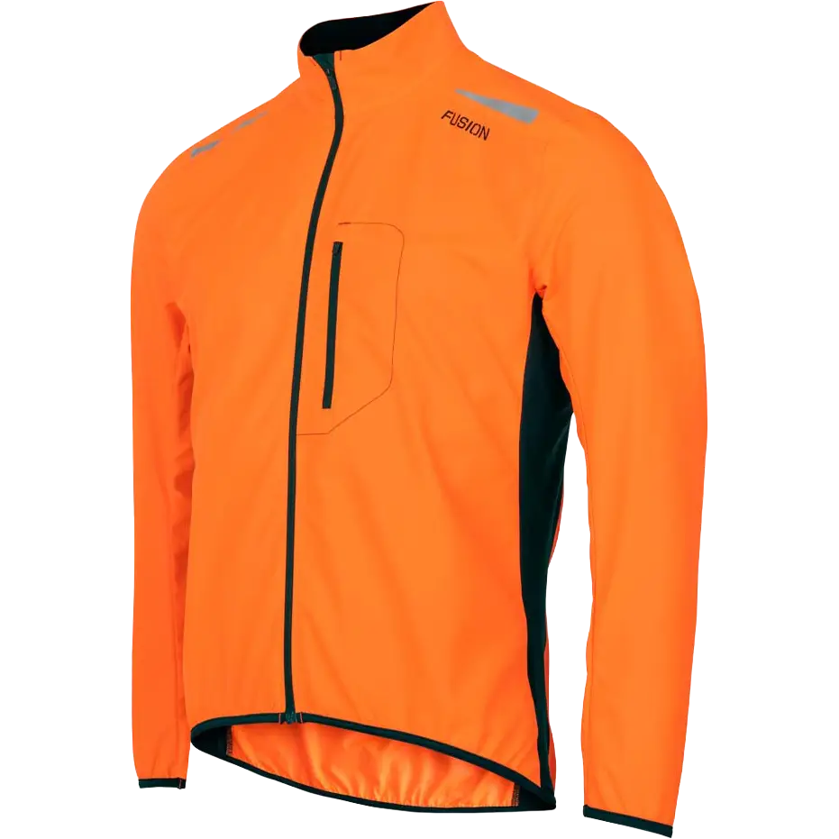 Fusion S1 Run Jacket Men Løbejakke - Hi Vis/Black - M - Løbejakker