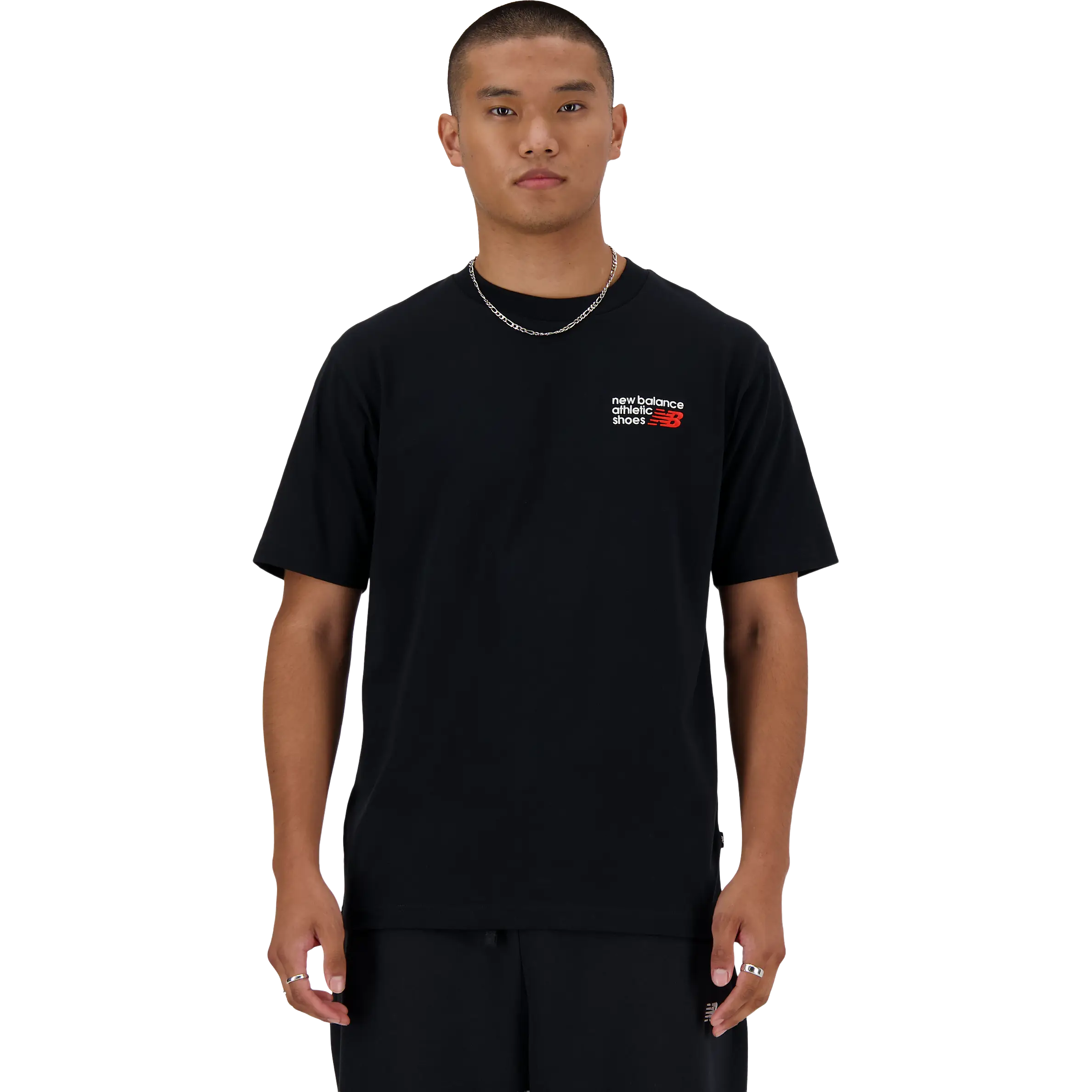 Athletics Premium Logo T-shirt Men - Black