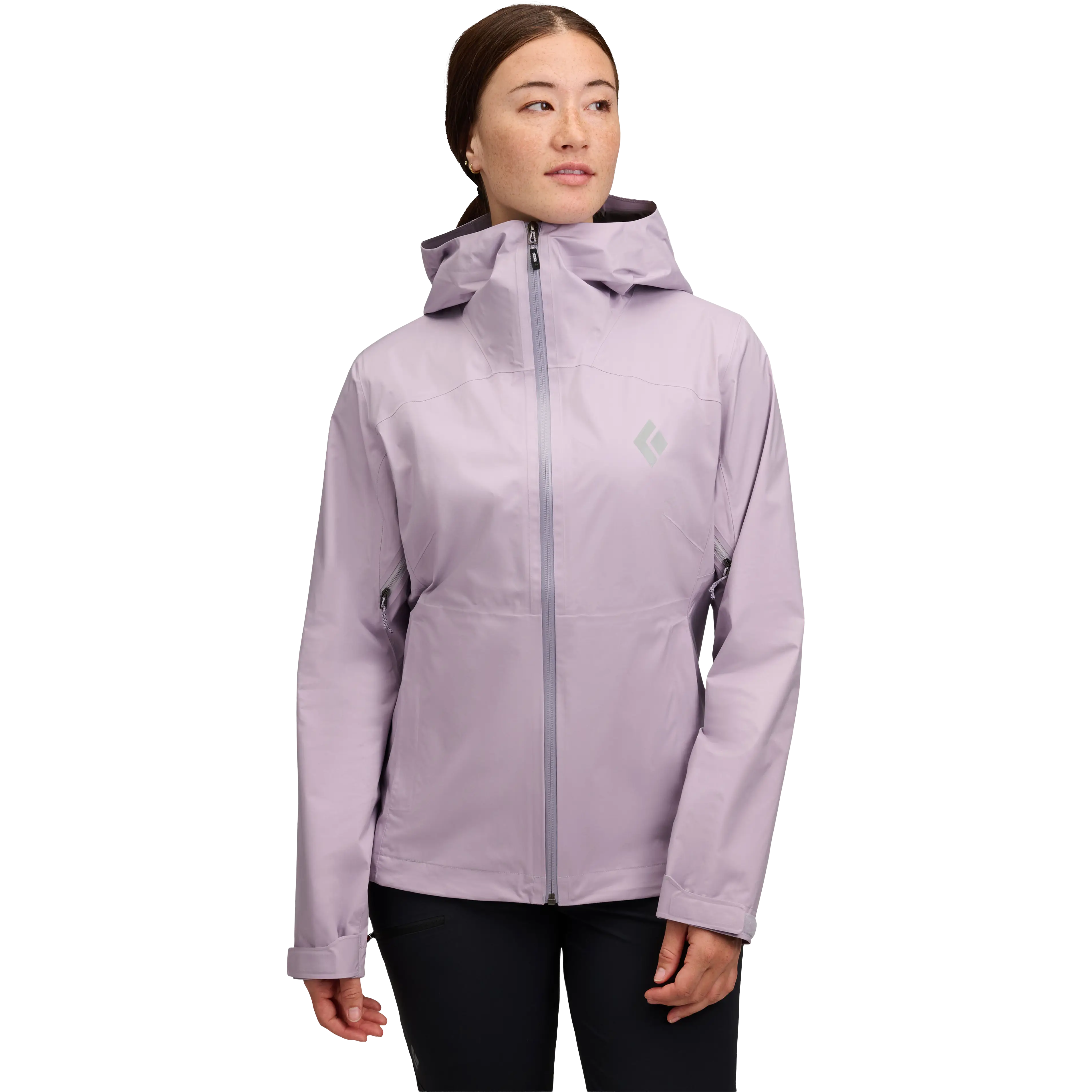 Black Diamond Fineline Stretch Shell Women regnjakke - Dusk Violet - L - Regnjakker